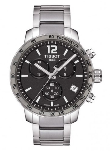 Tissot Quickster Chronograph Stainless Steel / Grey / Bracelet